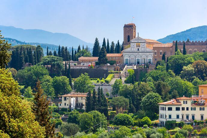 Panoramic view of Florence, Italy.