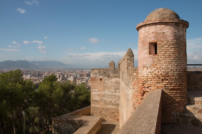 Visit the Castillo de Gibralfaro and stroll through the ruins