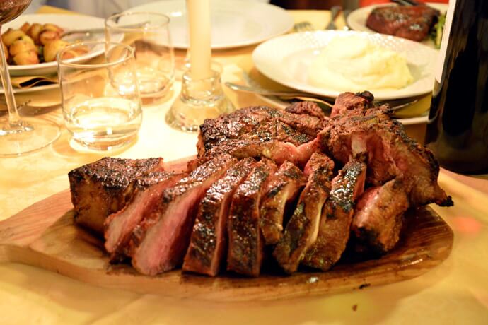 Bistecca fiorentina, Florence - comida