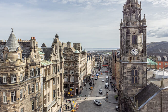 Edinburgh’s historic and lively Royal Mile