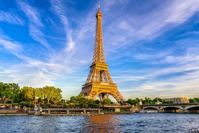 Baguette Sandwiches Near the Eiffel Tower