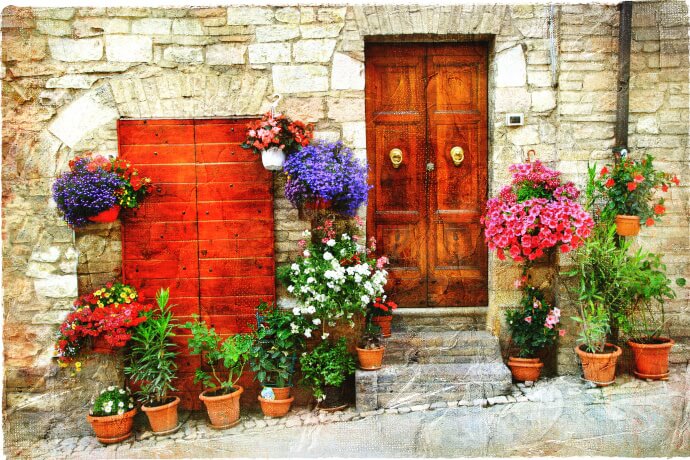 3 - Admire the colourful flower displays of Spello