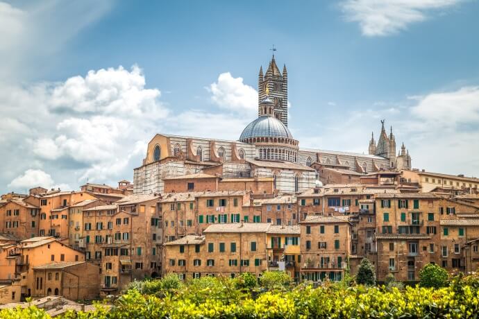 Enjoy the shade in the historic towns