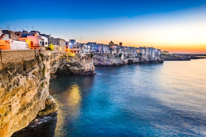 Unveil the beauty of the Adriatic Sea in Polignano a Mare