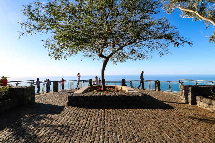 9 - Stand on a glass-floored platform over the Atlantic Ocean