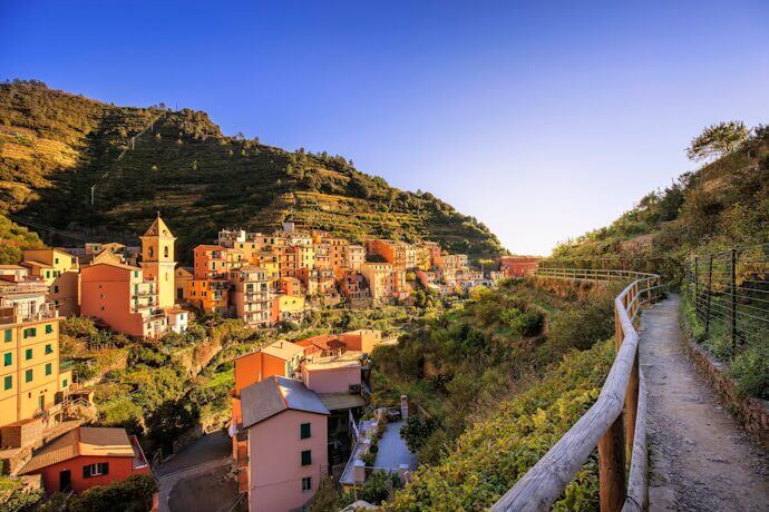 Colourful buildings in the Cinque Terre, Italy