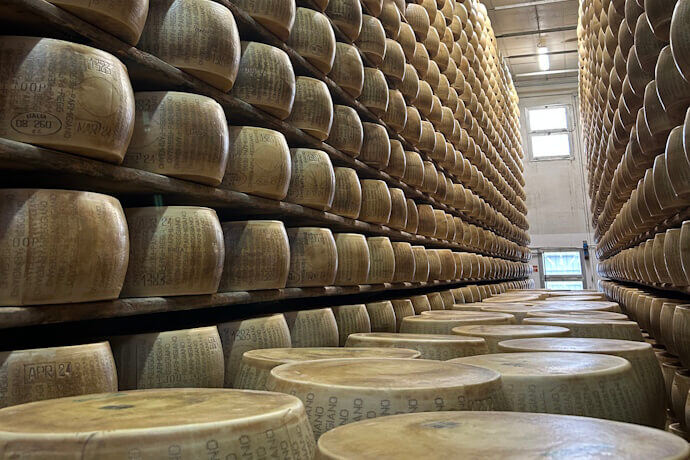Parmigiano cheese factory in Modena