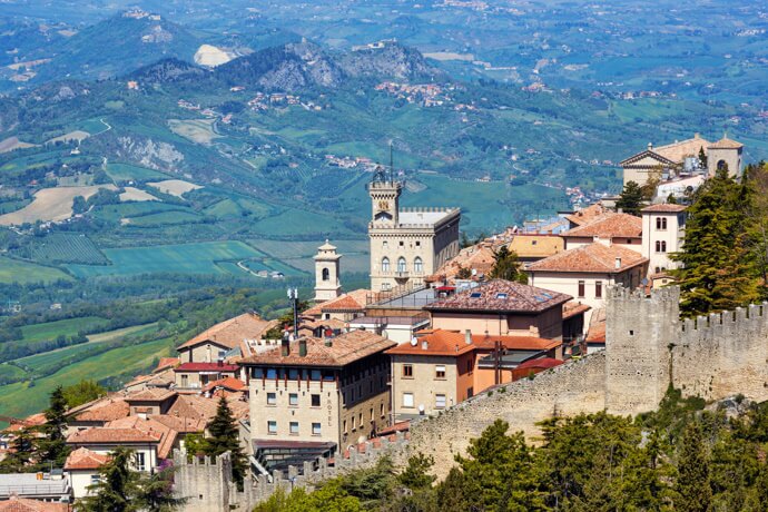 Soak up the UNESCO Città di San Marino