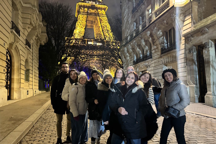 Arriving in Elegant Paris