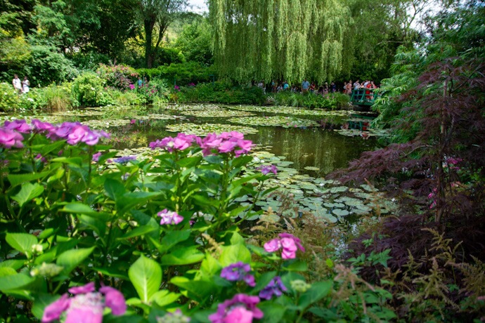 Monet’s water lily pond in Giverny