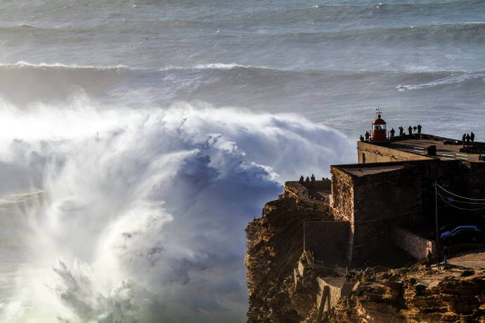 The biggest wave ever surfed was in Portugal