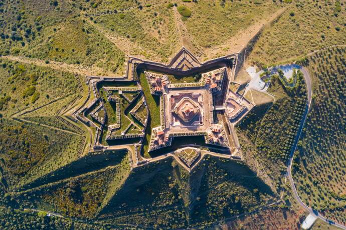 Santa Luzia Fort in Elvas