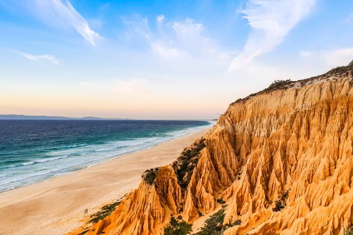 Beaches in the southwest of the Alentejo