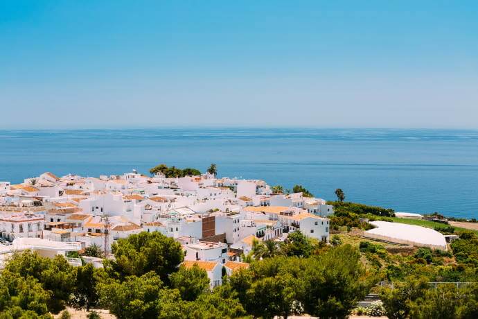 Mediterranean architecture in Nerja