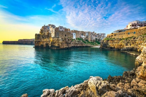 Relax by the sea in Polignano a Mare