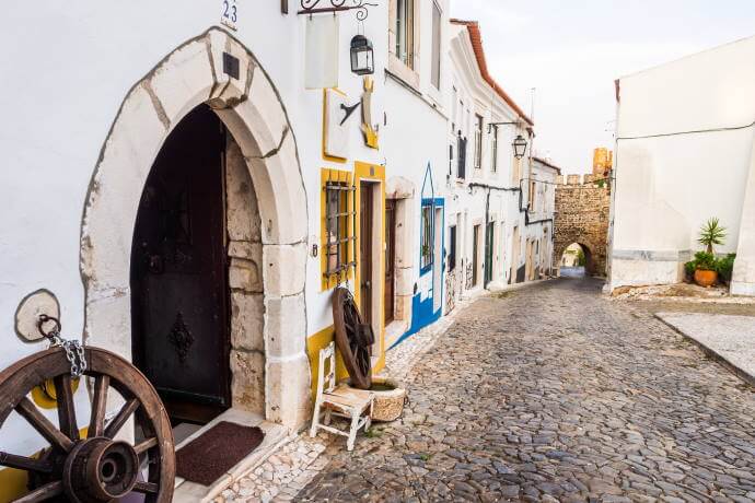 Typical street in Estremoz