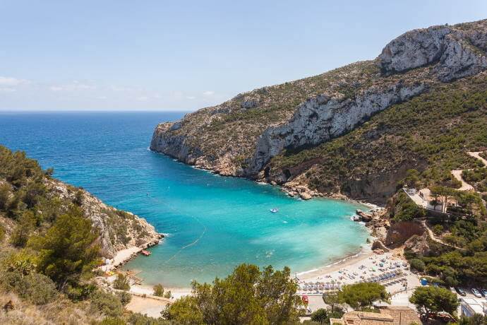 La Granadella Beach, in Jávea – Costa Blanca