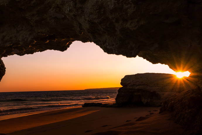 Sunset in Albufeira