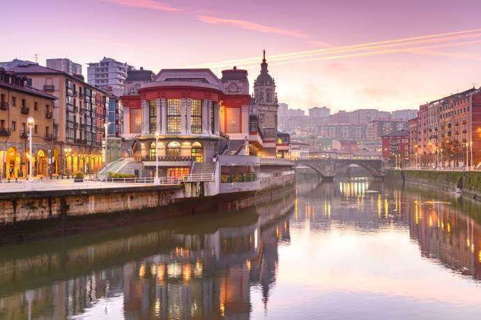 Bilbao’s old town views