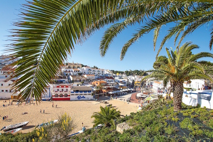 Carvoeiro, typical village in Algarve, Portugal