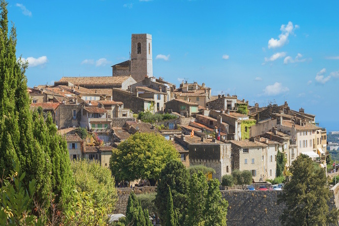 Saint-Paul-de-Vence, a village perched on the hills
