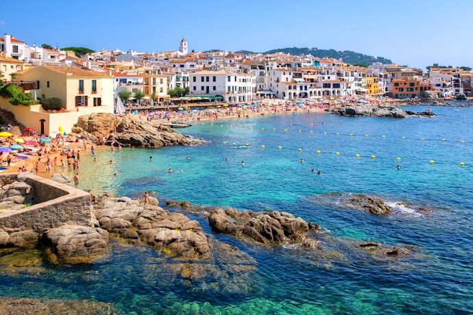 Calella de Palafrugell beach