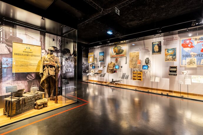 Inside the World War II Museum in Normandy, France