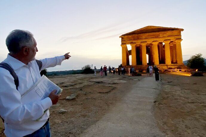 Sunset at Valle dei Templi