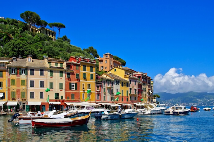 Colorful harbor in Portofino, Liguria