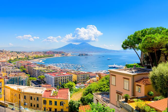 Naples and Mount Vesuvius