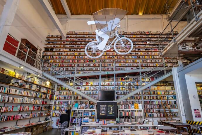 Ler Devagar Bookshop in LX Factory, Lisbon