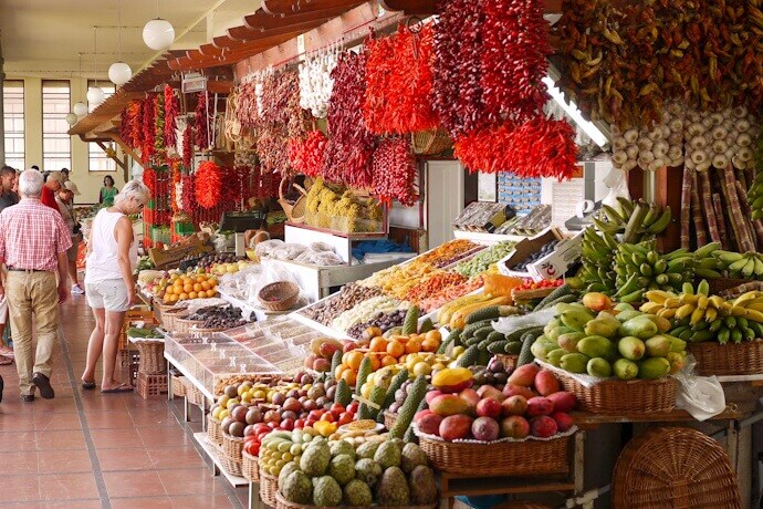 Lavradores Market in Funchal, Madeira Island