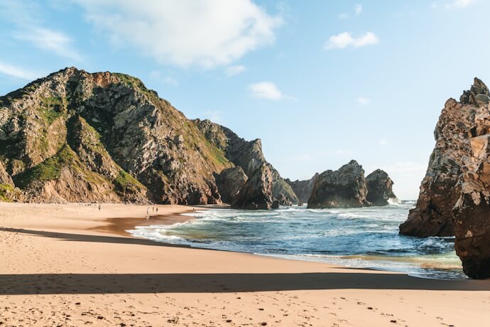 Praia da Ursa, with its dramatic rock formations and Atlantic coastline near Sintra.