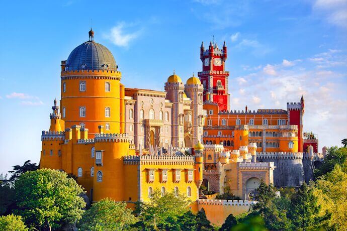 Pena Palace in Sintra, one of Portugals most famous landmarks.