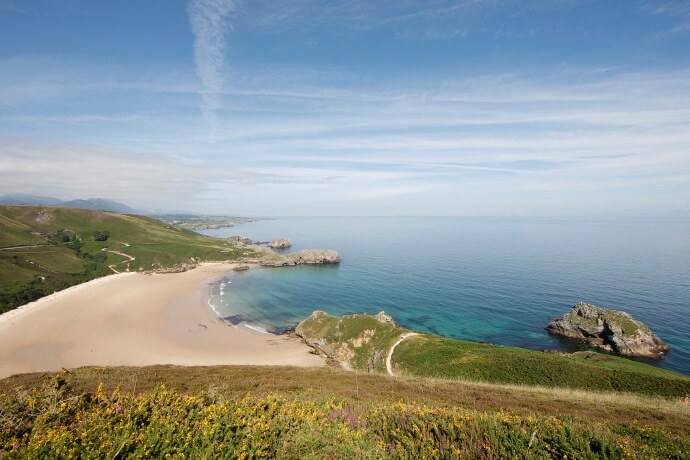 Playa de la Ballota, Llanes