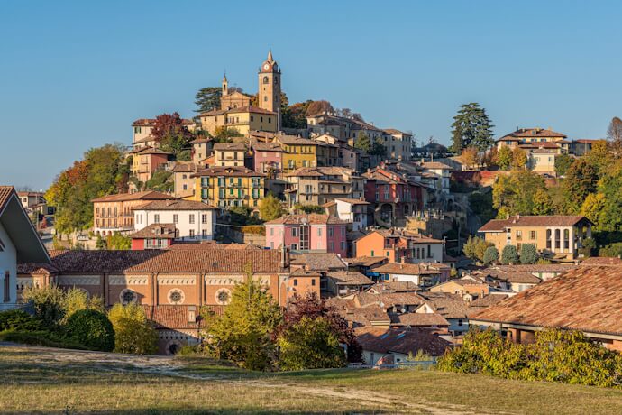 Hilltop town in Piedmont