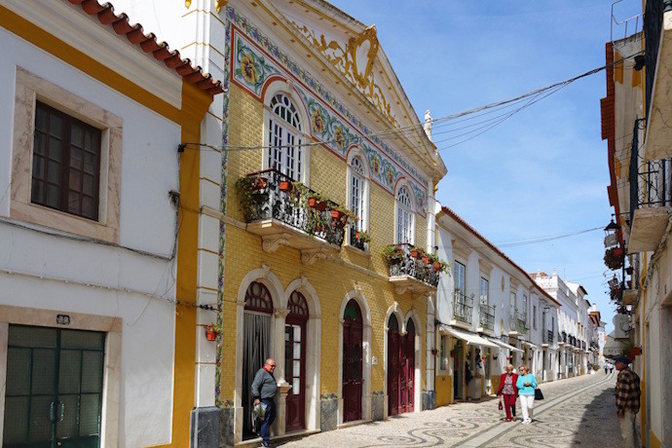 Street view of Vila Viçosa, a lovely village in Alentejo