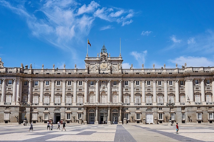 Royal Palace in Madrid, Spain