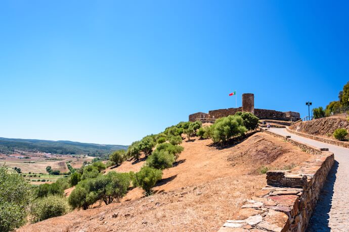  Fragments of the defensive walls of the Aljezur Castle