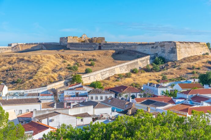 Old fortification at Castro Marim town