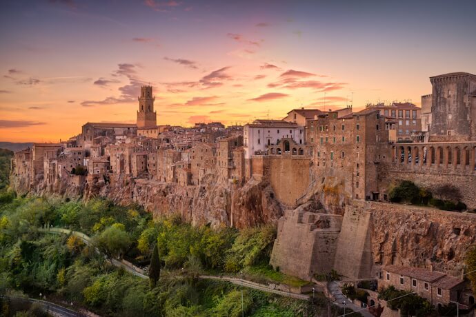 Meander through Pitiglianos ancient streets