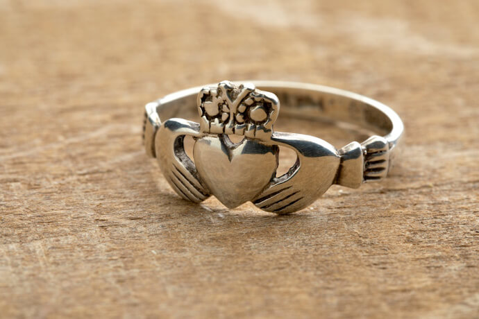 The Claddagh Ring, a traditional Irish symbol of love, loyalty, and friendship, originated in Galway.